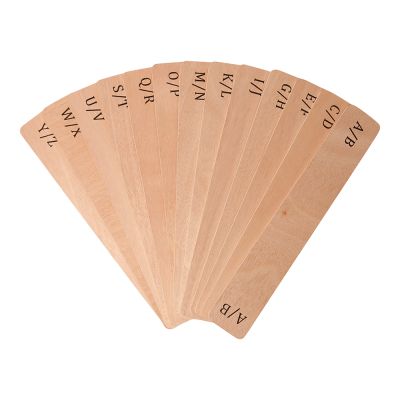 MJI PLYWOOD RECORD DIVIDERS 13PCS/SET (A TO Z)