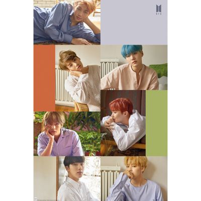 BTS – GROUP COLLAGE (KPOP POSTER)