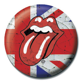 THE ROLLING STONES – WORN UNION JACK (BUTTON BADGES)