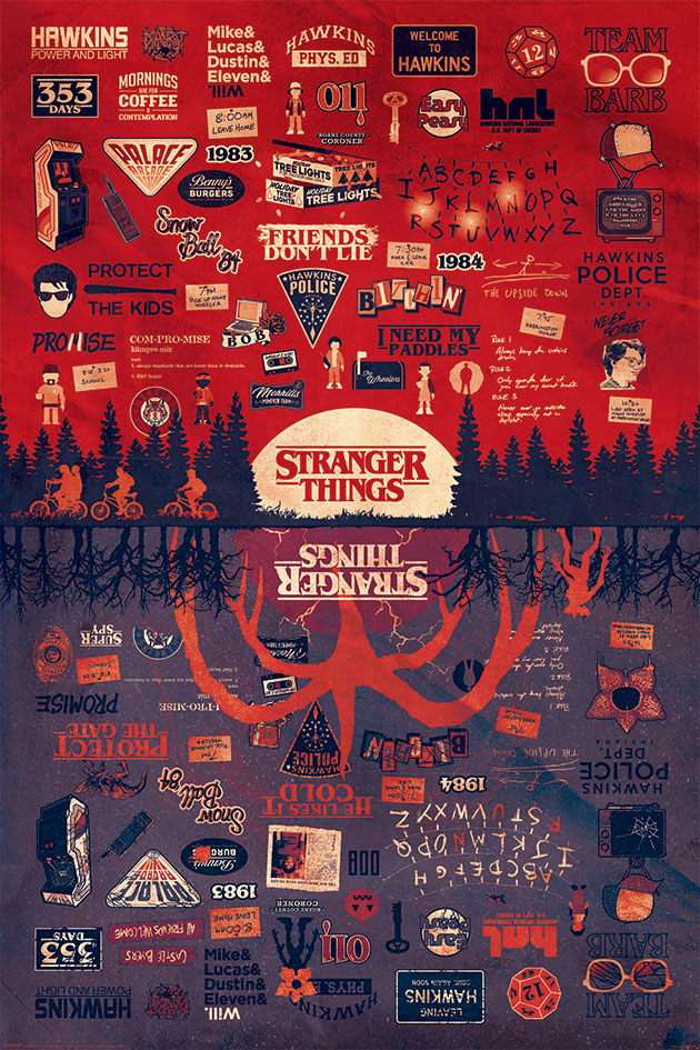 STRANGER THINGS – THE UPSIDE DOWN (MAXI POSTER)