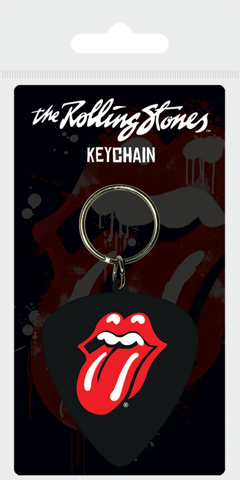 THE ROLLING STONES – PLECTRUM (RUBBER KEYCHAIN)