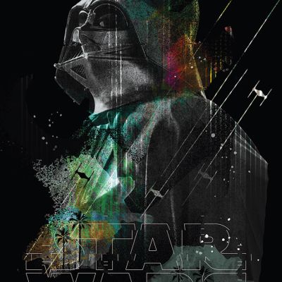 STAR WARS ROGUE ONE – DARTH VADER LINES (CANVASS PRINT)
