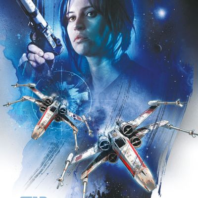 STAR WARS ROGUE ONE – JYN & X-WINGS (CANVASS PRINT)