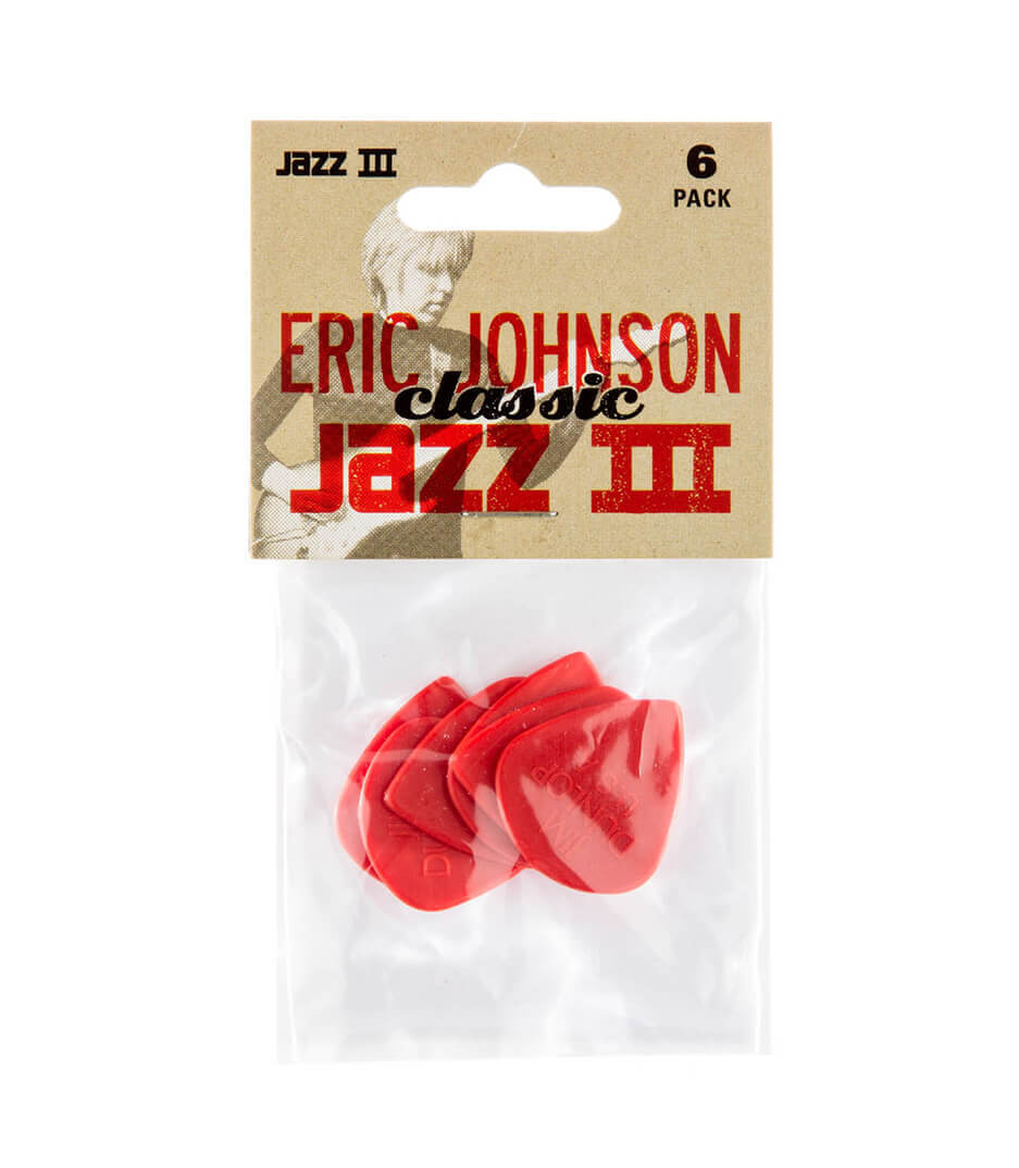 Eric Johnson Jazz III 6 Pack Picks