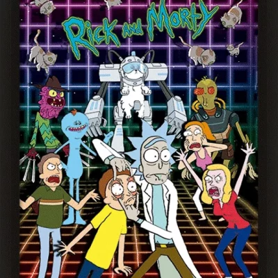 RICK AND MORTY – CHARACTERS GRID (3D LENTICULAR POSTERS)