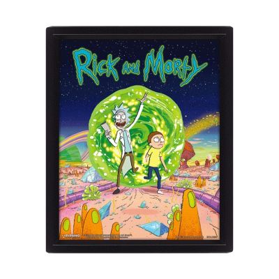 RICK AND MORTY – PORTAL (3D LENTICULAR POSTERS)