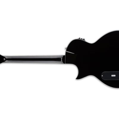 LTD TL-6 Thinline Acoustic Guitar, Black Finish