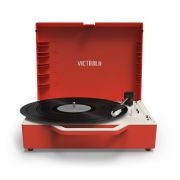 Re Spin Record Player – Poinsetta Red
