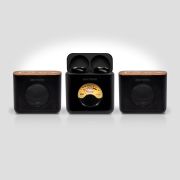 Meters LINX Stereo Speakers Black Bluetooth Sound System IPX4