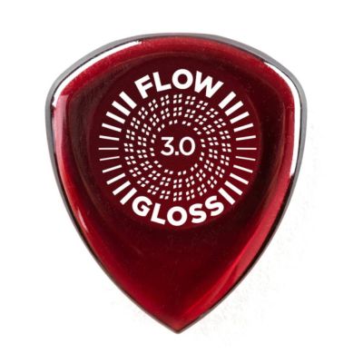 Flow Gloss 3.0mm Guitar Pick Pack of 3