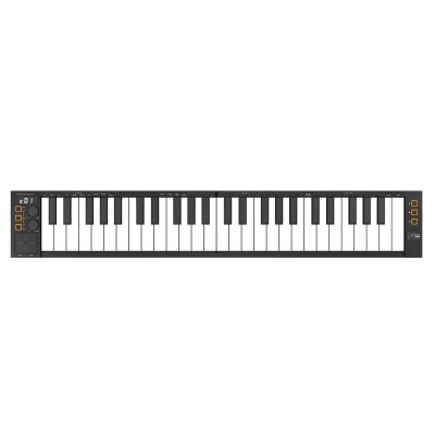 49 Keys Folding Piano With Touch Sensivity and Midi Over Bluetooth Keyboard – Black Color