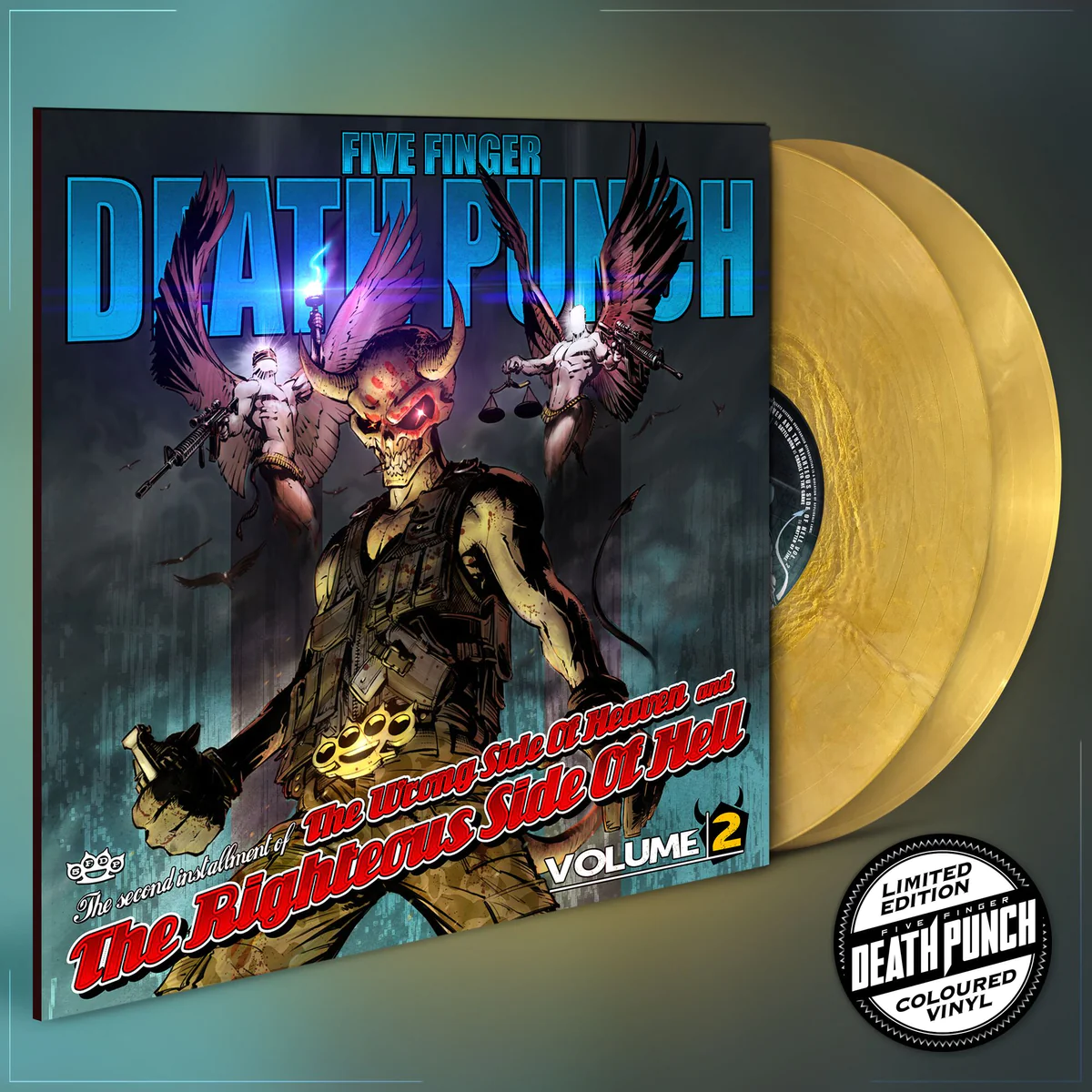 Five Finger Death Punch – The Wrong Side Of Heaven And The Righteous Side Of Hell, Vol. 2 LP