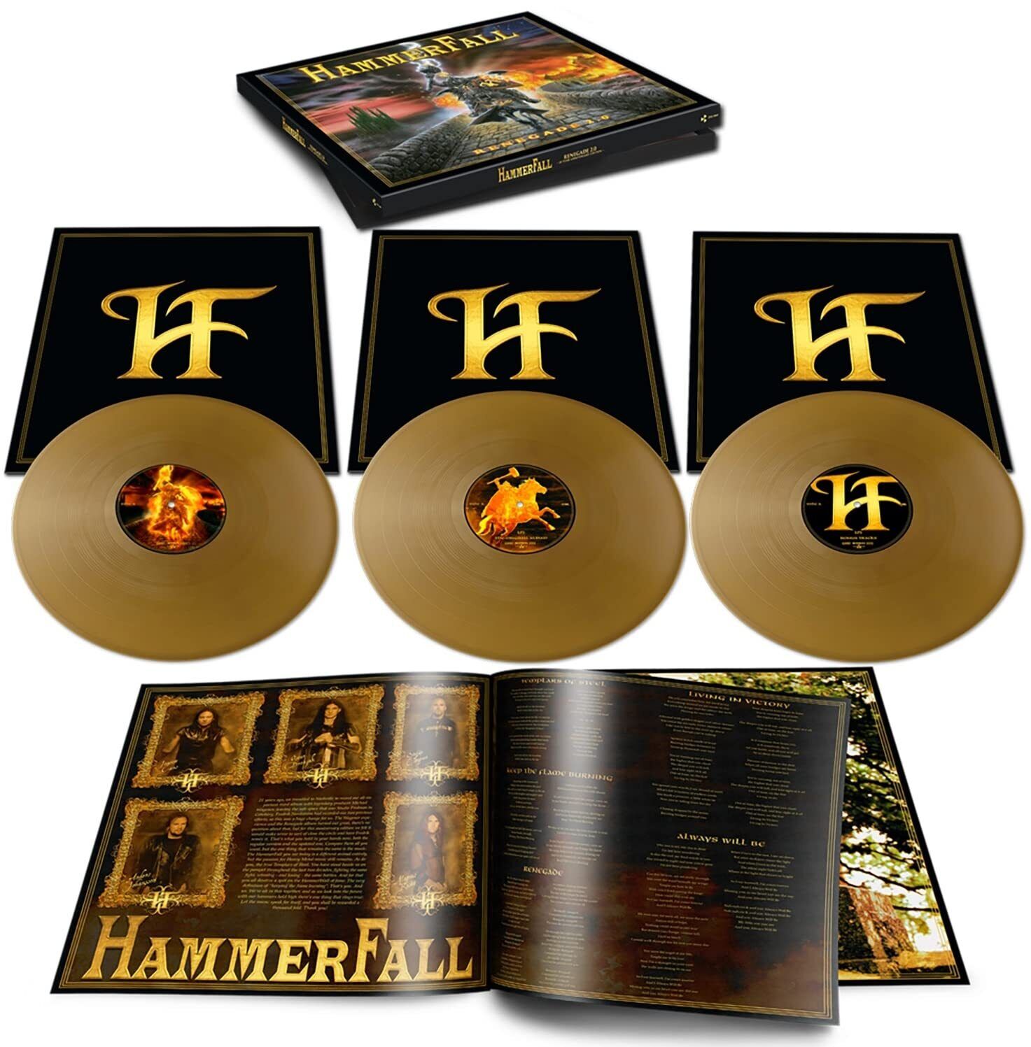 Hammerfall – Renegade 2.0 Gold (Vinyl) LP