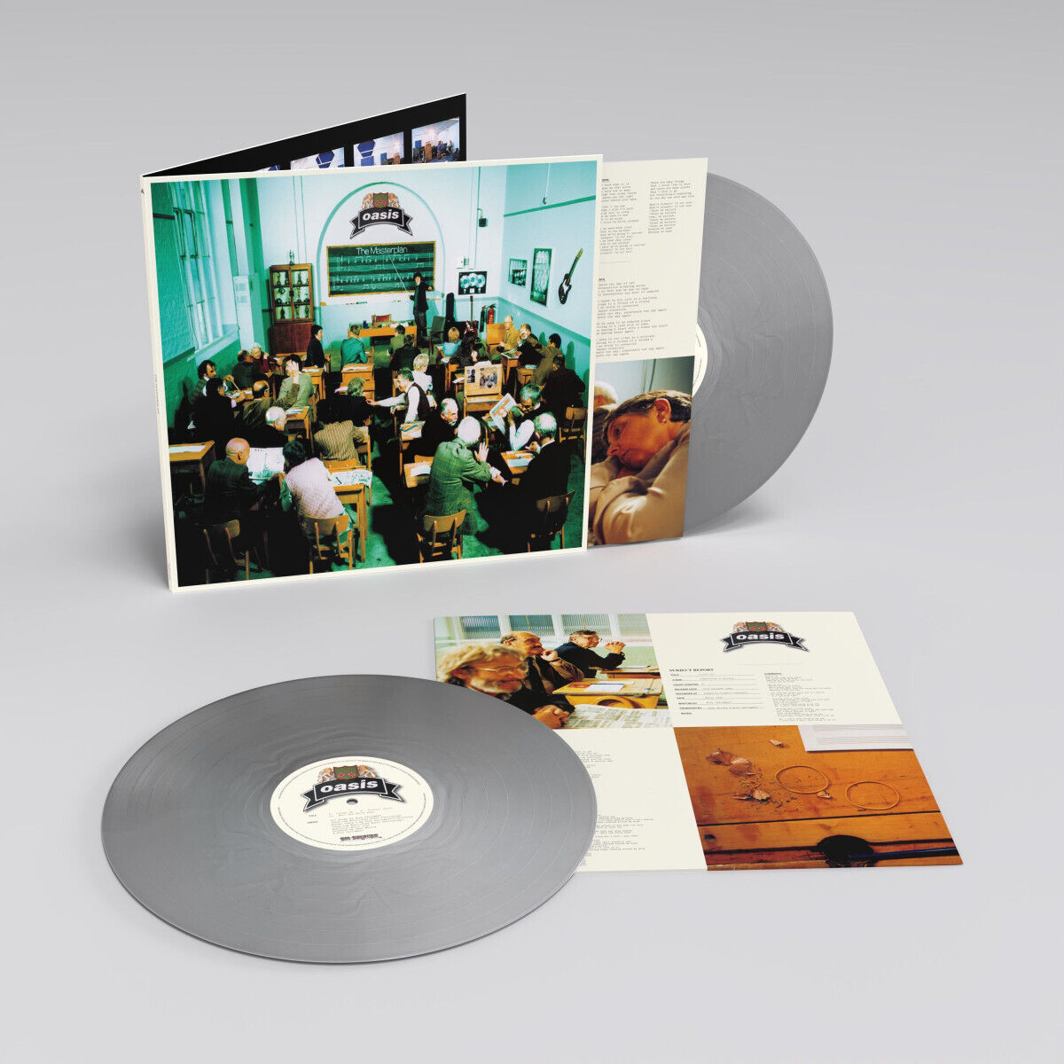 Oasis – THE MASTERPLAN (REMASTERED) SILVER VINYL LP