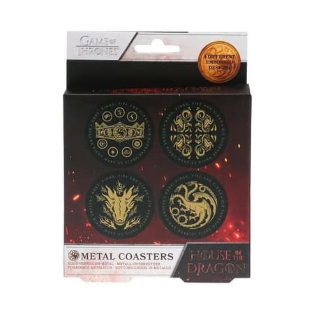 HOUSE OF THE DRAGON – (METAL COASTERS)