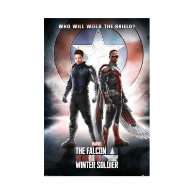 FALCON AND THE WINTER SOLDIER WIELD THE SHIELD – (MAXI POSTER)
