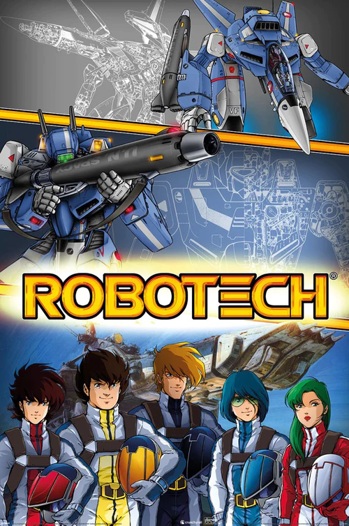 Poster Robotech Vf Crew 61×91,5cm – (MAXI POSTER)