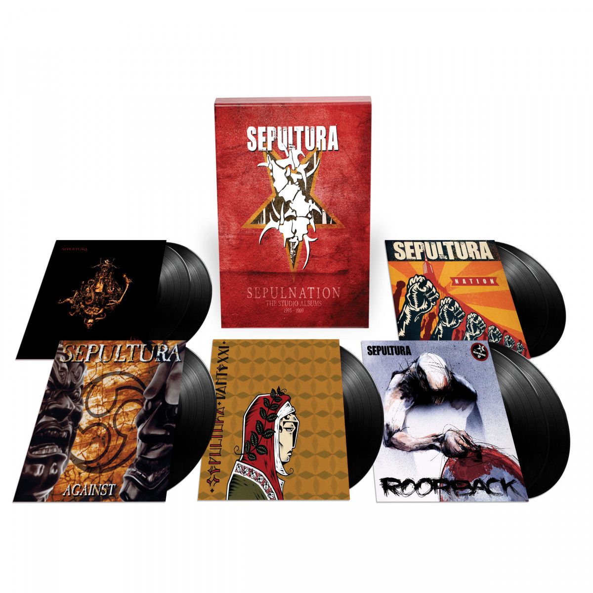 Sepultura – Sepulnation 5 Albums Boxset (8LP)