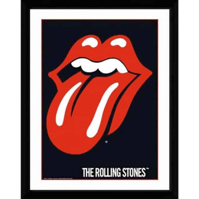 THE ROLLING STONES – Framed print “Lips” (30×40) – Picture Frame