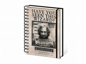 HARRY POTTER – WANTED SIRIUS BLACK (A5 WIRO NOTEBOOK)