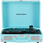 CROSLEY CRUISER PLUS PORTABLE TURNTABLE WITH BLUETOOTH IN/OUT –