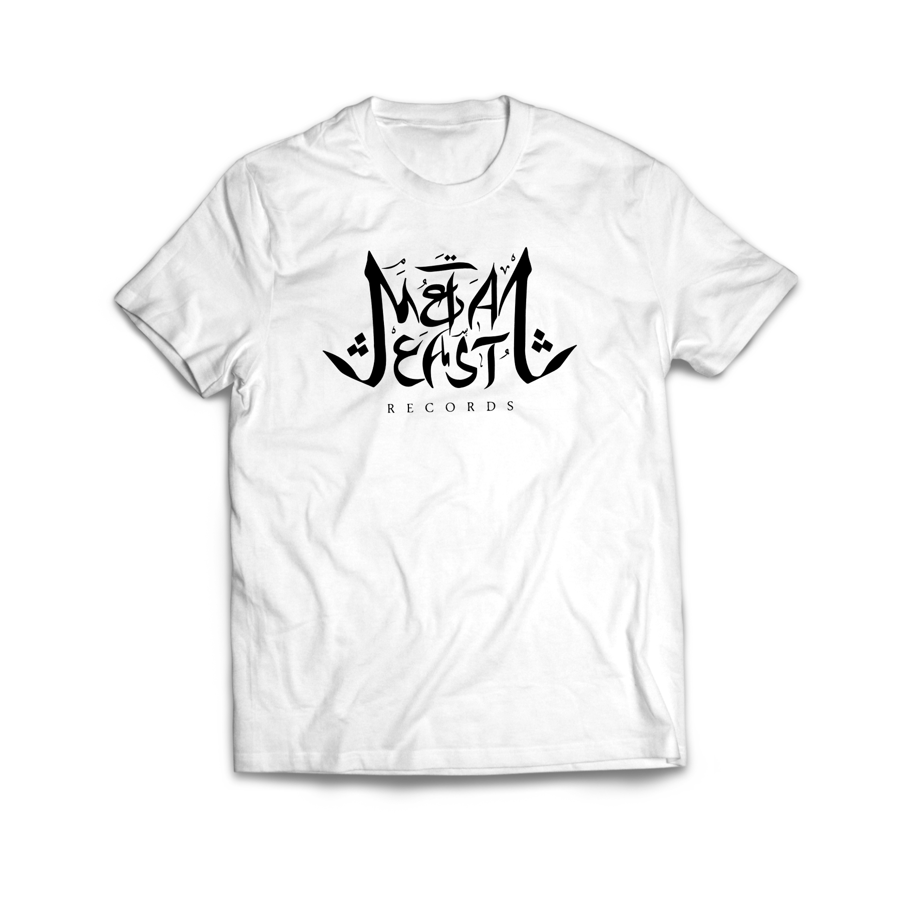 Metal East Records Men White/Black T-Shirt